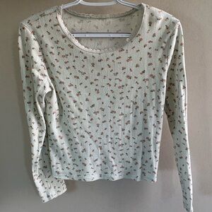 Floral Long Sleeve Top